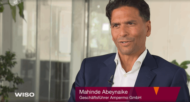 Ampermo im ZDF Magazin WISO: Expertise zur Energiewende